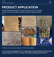 Machine de gravure et de découpe au laser CO2, découpe rapide de carton épais, MDF, bois, acrylique, verre, plastique, métal, CNC 6090