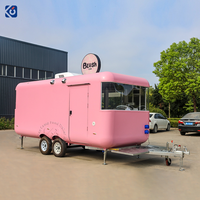 Remorque de restauration rapide CAMPTRL, cuisine mobile, camion de tacos, chariot à glaces, remorque de traiteur entièrement équipée