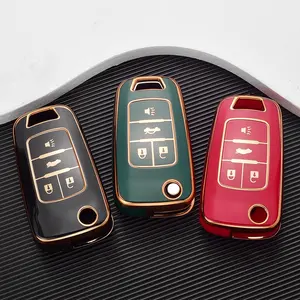 Autoschlüsselabdeckung für ZEEKR 001 Leder Autoschlüssel Fall