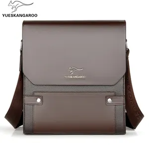 YUESKANGAROO Y013 Large Capacity Men's Messenger Bag Luxury Designer Handbags Famous Brand Shoulder Clutch Bag For Men