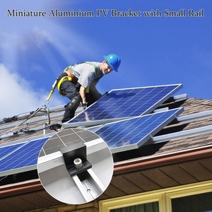 Suporte de Montagem para Painéis Solares em Telhado com Clamps de Alumínio, Sistema de Montagem para Painéis Solares, Kit de Clamps Intermediários e Terminais - Product Image 6