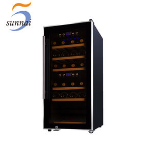 Refrigerador de vino de champán de almacenamiento de doble zona pequeño integrado personalizado - Product Image 2