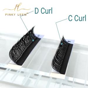 Cils individuels Pinky Leem Matte, extensions de cils, cils volumineux, plateau de cils faciles à poser, extensions de cils russes, Y - Product Image 4