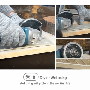 SHDIATOOL 105/115/125Mm Diamond Blade Cắt Đĩa Saw Blade Ép Nóng Thiêu Kết Đá Cẩm Thạch Lưới Turbo Blade Ngói Gốm - Product Image 4