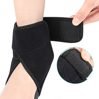 Orthèse de cheville portable avec soutien de la voûte plantaire pour arches basses et correction des jambes en X/O, demi-semelle en TPE pour la protection de la cheville lors du football et de la course à pied