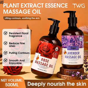 Huile Essentielle de <span class=keywords><strong>Lavande</strong></span> et Romarin 500ml - Réduit les Rides, Nourrit le Corps, Huile de Massage au Parfum Floral Durable - Product Image 5