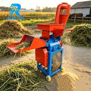 Macchina Elettrica per Tagliare e Triturare Foraggio, Erba e Paglia per Animali con Motore Diesel - Product Image 1