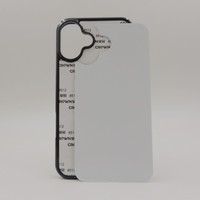 Offres Spéciales 2D blanc souple TPU + PC Sublimation couverture de téléphone portable pour Iphone16/16 Pro Max avec tôle