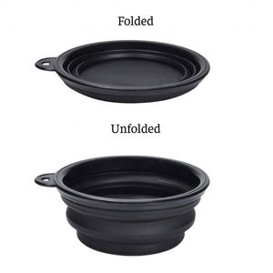 Tazones Redondos Plegables de ABS y TPE, Bandeja de Comida Portátil para Viajes, Taza Expandible para Dar de Beber a Mascotas, Accesorios para Perros, Senderismo al Aire Libre - Product Image 3