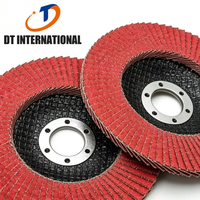Disque à lamelles en céramique Dongtai, grain 40/60/80, 100mm 115mm 125mm, support en fibre de verre, disque abrasif, meules de polissage et de meulage, OEM ODM OBM