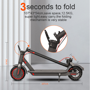 Scooter Eléctrico Plegable de 8.5 Pulgadas con Llantas Sólidas, 36v 350w, Autoequilibrado, Rápido, para Adultos, Directo de Fábrica - Product Image 4