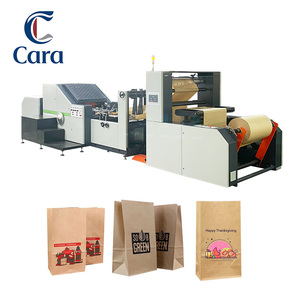 Cara thương hiệu tự động Túi sản xuất máy cho túi giấy manufacruring Máy servo đục Túi giấy máy - Product Image 1