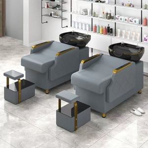 K Beauty Salon Recepción Sofá Sillas de lujo Wing Gold Sillón moderno Sofá de cuero para el hogar Sala de estar Salón Sillas decorativas - Product Image 6