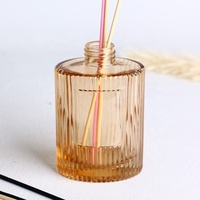 100ml 150ml Diffuseur Bouteille en verre Diffuseur à roseaux Emballage Bouteille vide Verre ambré
