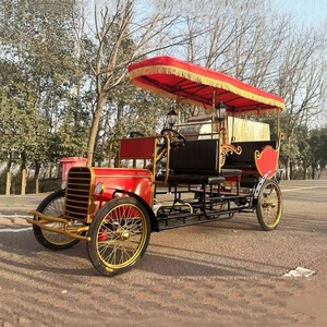 Bicicletta Elettrica Vintage a Quattro <span class=keywords><strong>Ruote</strong></span> per Turismo, <span class=keywords><strong>4</strong></span> Posti, Surrey Bike Elettrica in Vendita - Product Image 3