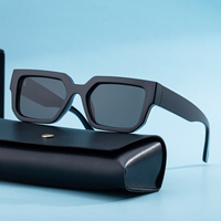 Lunettes de soleil carrées personnalisées avec logo rétro Partagas, protection UV400, pour hommes