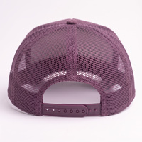 Casquette de baseball structurée à 5 panneaux en velours côtelé violet vintage style western personnalisée avec logo brodé pour l'extérieur