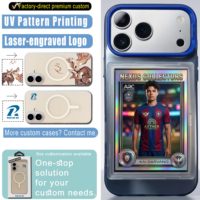 Coque de téléphone BGS antichoc en PC couleur unie avec porte-cartes pour iPhone 17 16 15 Pro Max