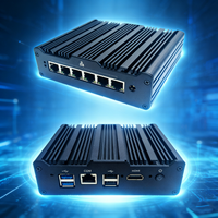 PC Robusto Sin Ventilador de Última Generación (13ª/12ª/14ª Gen) con HD, DDR4, Ranuras M.2, Doble LAN Gigabit y 5G para Kioscos de IA - ¡Stock Disponible!