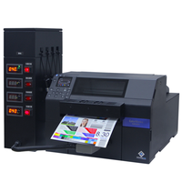 Impresora de etiquetas UV digital de rollo a rollo con troquelado, corte longitudinal, rebobinado y laminación