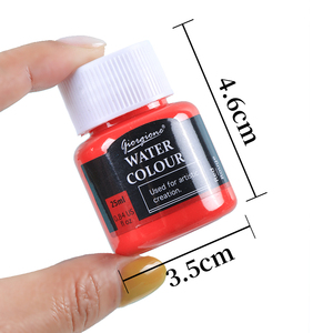 Ensemble de peinture <span class=keywords><strong>gouache</strong></span> Giorgione 6 x 25 ml, couleurs vives, peinture pour affiches, pour étudiants, artistes, usage scolaire, fournitures artistiques professionnelles - Product Image 3