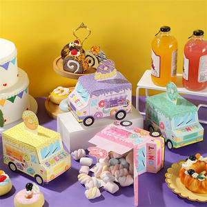 Boîtes à friandises <span class=keywords><strong>pour</strong></span> fête de beignets, <span class=keywords><strong>camion</strong></span> de friandises, cadeau de naissance, boîtes <span class=keywords><strong>pour</strong></span> fête sur le thème des beignets, fête prénatale, décorations de fête d'<span class=keywords><strong>anniversaire</strong></span> <span class=keywords><strong>pour</strong></span> enfants - Product Image 5