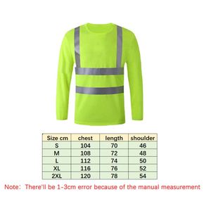 Chemises de travail haute visibilité pour hommes, manches longues, vêtements de sécurité réfléchissants, logo personnalisé - Product Image 4