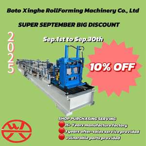 Stahl 80-300 CZ Pfettenprofil-Rollformmaschine Stahlrahmenmaschine für Häuser - Product Image 6