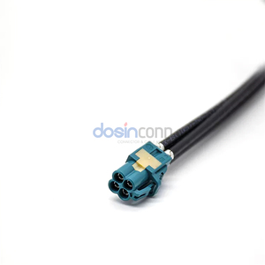 DOSIN Nuevo Conector Automotriz Mate- Mini Código 4 Posiciones Hembra a 4 * Fakra Código Z Macho para RTK031, L=20CM - Product Image 4