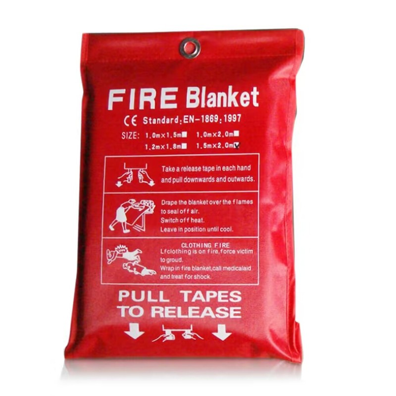 Rescue Emergency Fire Blanket Pocket Bag