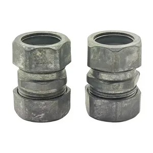 1/2 Inch Zinc Die Cast EMT Compression Coupling Rigid EMT Connectors Electric Conduit Fittings Global Market