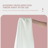 Serviette jetable Offre Spéciale serviette jetable de cheveux de station thermale qui respecte la peau pour l'emballage individuel de bain de beauté