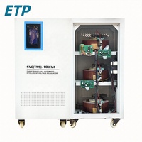 Stabilisateur de tension triphasé Tns 30 kVA, régulateur de tension SVC en cuivre 220 V 50 Hz pour usage industriel