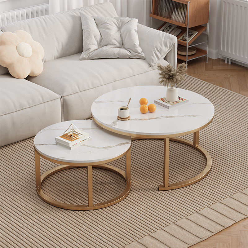 Modern Light Luxury Small Coffee Table for Home New Style Tea Table for Small Apartment Internet Celebrity Favorite