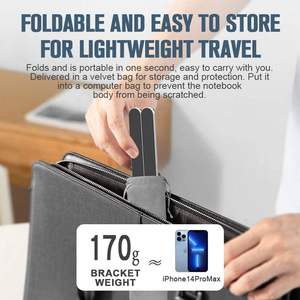 Support portable pliable et réglable pour ordinateur portable 11-17 pouces, support pour tablette avec support pour Macbook Pro, nouveau produit - Product Image 6