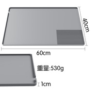 Tapis de protection carré en silicone moderne et minimaliste pour machine à café, plateau de drainage pour bar, tapis de tamping pour table – Le best-seller