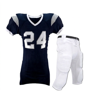 Official Game Custom Sublimation American Football Jersey Plus Size Breathable Anti-Bacterial Quick Dry 100% Polyester <b>Mesh</b> - Product Image 1