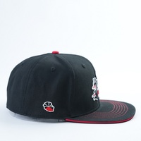 Topi Snapback Bordir Logo Berkualitas Tinggi Custom 6-Panel Bahan Katun  Pesta Outdoor Hip Hop Fashion Unisex Dewasa