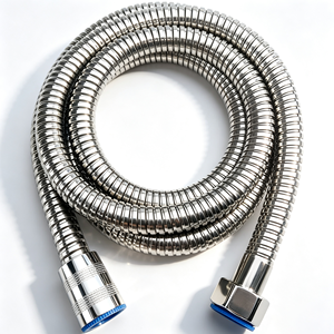 Manguera de Ducha Extensible de Acero Inoxidable de 1.5 m al por Mayor, Manguera de Ducha Flexible con Tubo Interior de EPDM para Accesorios de Baño - Product Image 1