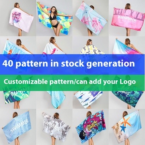 Tùy Chỉnh Amazon Nhanh Chóng Làm Khô Sợi Nhỏ Bãi Biển Khăn Tắm Thổ Nhĩ Kỳ Phong Cách Với Logo Cho Trẻ em' Phòng Tập Thể Dục & Bãi Biển Bơi Bao Gồm Túi - Product Image 1