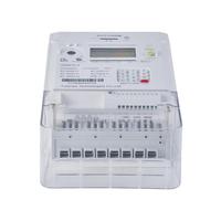 Medidor de Energía Prepago Inteligente Trifásico STS Estándar IP54 Clase 1.0 Precisión 100A 0-999.9kWh 4G/GPRS con Pantalla LCD de Modo Dual