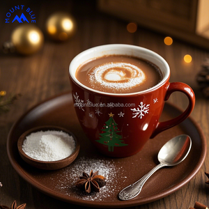 Ensemble de cacao chaud sur le thème des vacances <span class=keywords><strong>en</strong></span> forme de campeur confortable avec options de saveur de menthe poivrée et de <span class=keywords><strong>caramel</strong></span> - Product Image 2