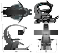 Chaise de jeu inclinable à gravité zéro avec massage réglable, siège chauffant avec massage, siège de course en PU, cockpit de jeu confortable pour ordinateur