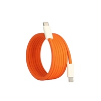 Câble de charge rapide magnétique auto-enroulé coloré OEM USB-C vers câble de chargeur rapide de type C PD60W/100W pour mobile