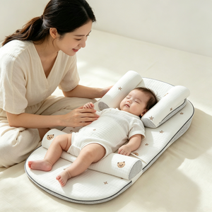 Coussin de positionnement pour bébé, réglable en hauteur, antidérapant, pour la sieste des nouveau-nés, idéal pour la maison, l'hôtel et les vacances, vente en gros - Product Image 1