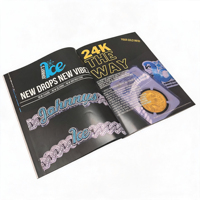 30 ans d'expérience, magazine relié à chaud, papier d'art, format personnalisé, haute qualité, échantillon gratuit