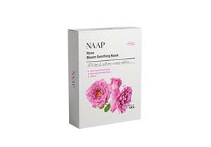 Masque apaisant NAAP Korean Rose Bloom pour femmes - Masque en feuille avec extrait de Rosa Hybrid pour l'hydratation, le raffermissement et l'amélioration de l'élasticité - Product Image 3