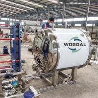 Autoclave de stérilisation par pulvérisation d'eau à vapeur, pour bocaux, boîtes de conserve, pochette en verre, bouteille PP
