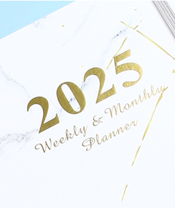 Agendas de Lujo Impresas al por Mayor, Diarios Mensuales A5/B6, Almanaces, Cuadernos Personalizados de Tapa Dura de Cuero, Planificadores de Bodas, Papelería - Product Image 4