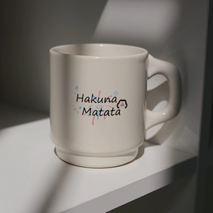 แก้วมัคเซรามิกแบบมินิมอลซ้อนกันได้ พร้อมโลโก้ - Product Image 3